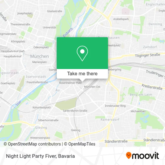 Night Light Party Fiver map