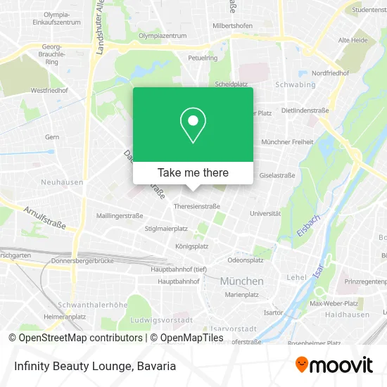 Infinity Beauty Lounge map