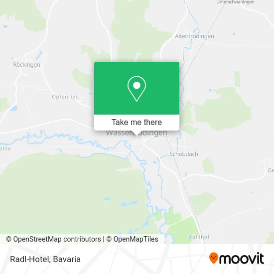 Radl-Hotel map