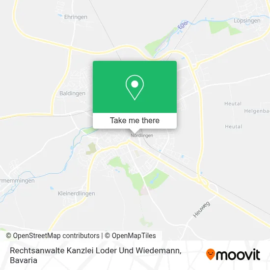 Rechtsanwalte Kanzlei Loder Und Wiedemann map