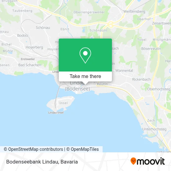 Bodenseebank Lindau map
