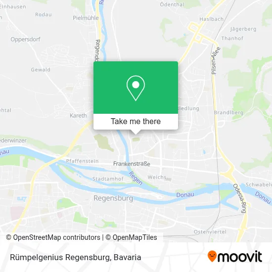 Rümpelgenius Regensburg map