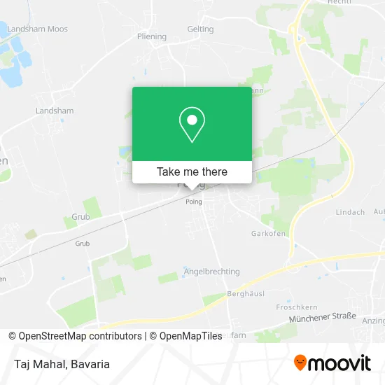 Taj Mahal map
