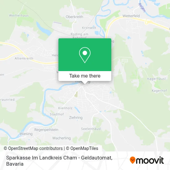 Sparkasse Im Landkreis Cham - Geldautomat map