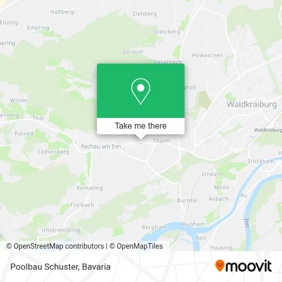 Poolbau Schuster map