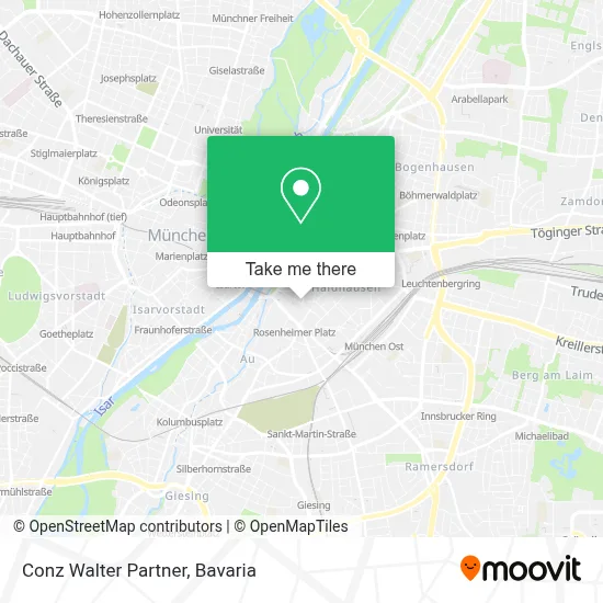 Conz Walter Partner map