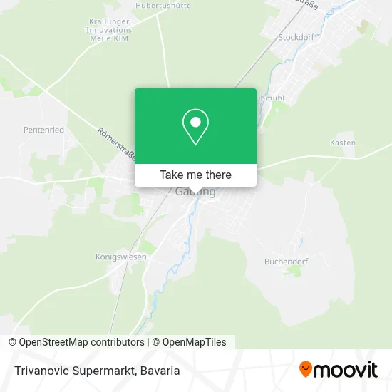 Trivanovic Supermarkt map