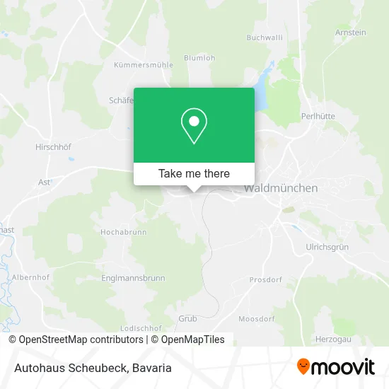 Autohaus Scheubeck map