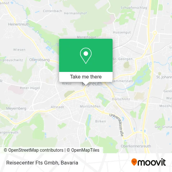 Reisecenter Fts Gmbh map