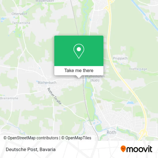 Deutsche Post map