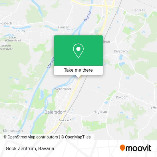 Geck Zentrum map