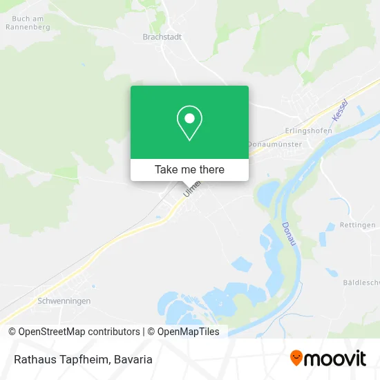 Rathaus Tapfheim map
