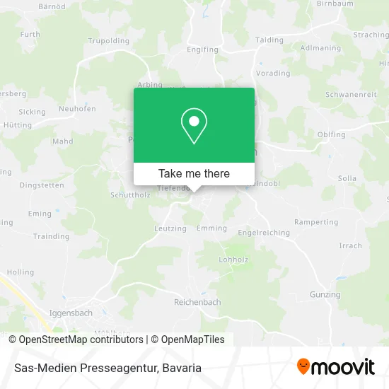 Sas-Medien Presseagentur map