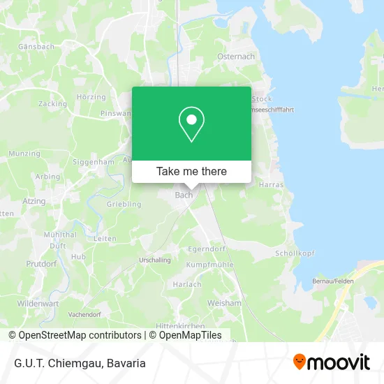 G.U.T. Chiemgau map