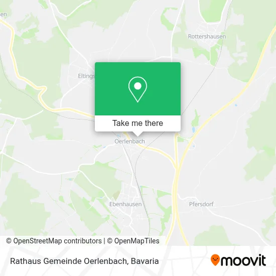 Rathaus Gemeinde Oerlenbach map