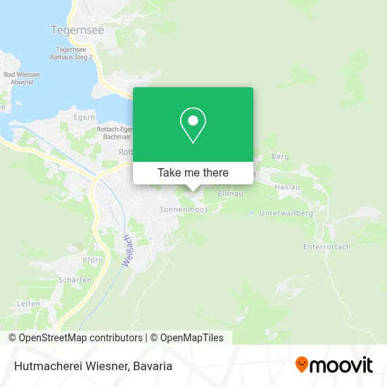 Hutmacherei Wiesner map