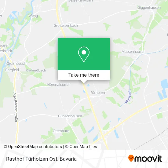 Rasthof Fürholzen Ost map