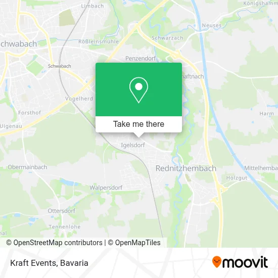 Kraft Events map