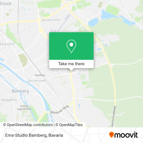 Ems-Studio Bamberg map