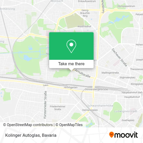 Kolinger Autoglas map