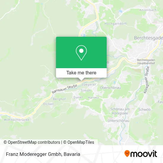 Franz Moderegger Gmbh map