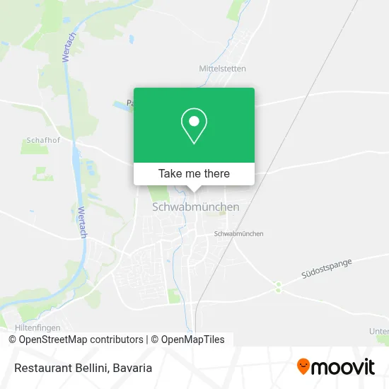Restaurant Bellini map