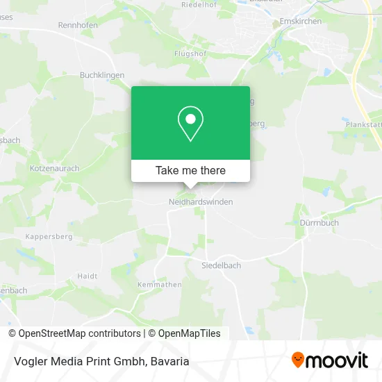 Vogler Media Print Gmbh map