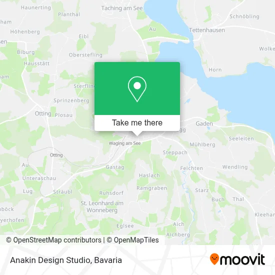 Anakin Design Studio map