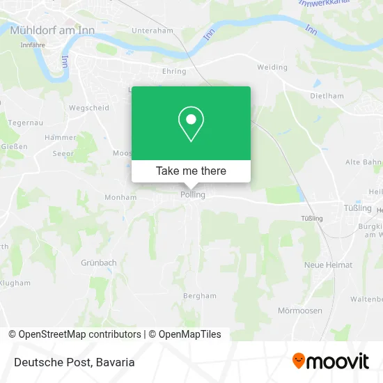 Deutsche Post map