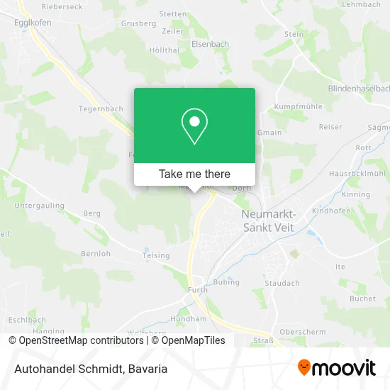 Autohandel Schmidt map