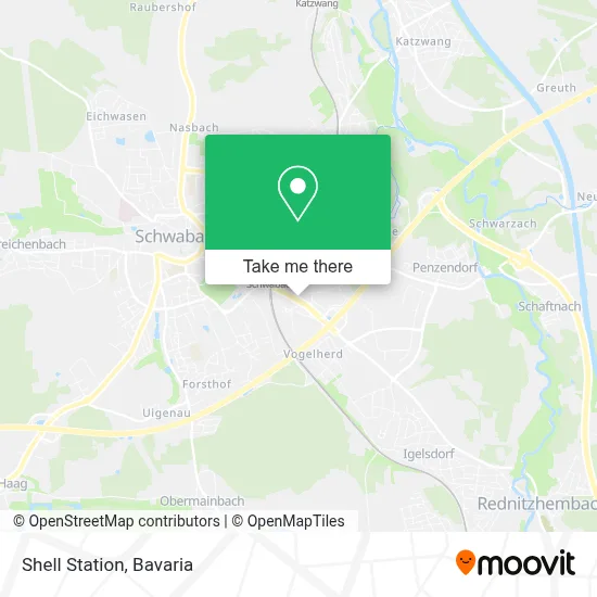 Shell Station map