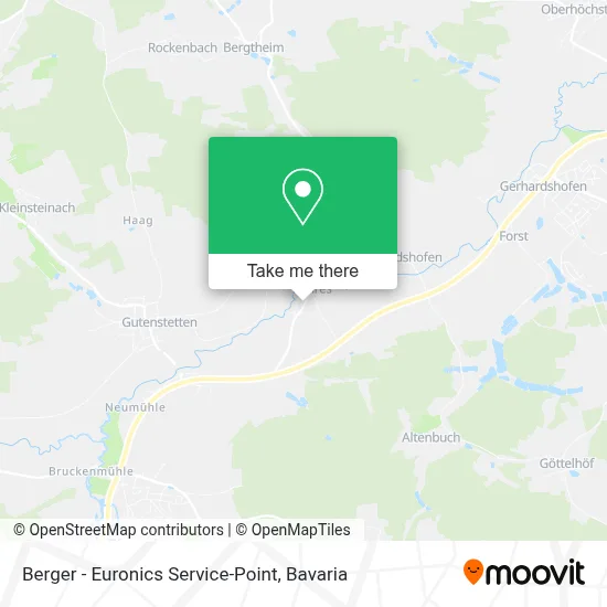 Berger - Euronics Service-Point map