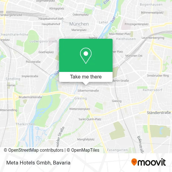 Meta Hotels Gmbh map