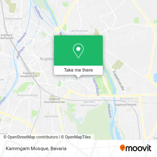 Kammgarn Mosque map