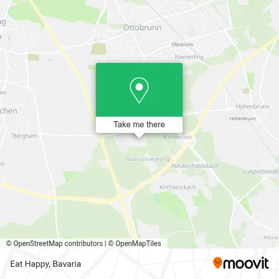 Eat Happy map