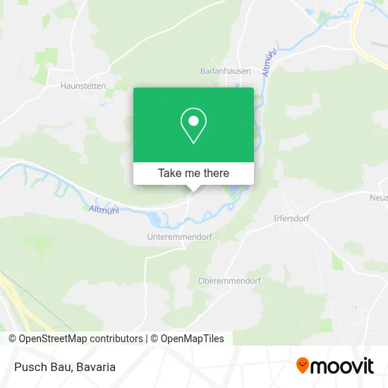Pusch Bau map