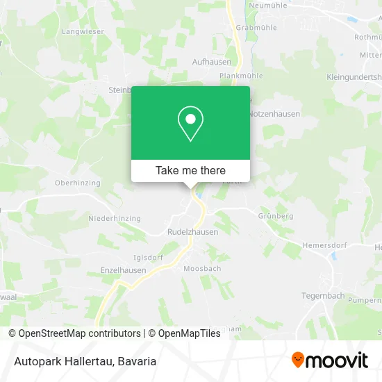 Autopark Hallertau map