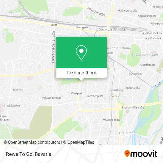 Rewe To Go map