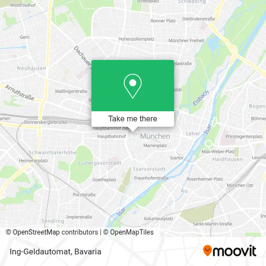 Ing-Geldautomat map