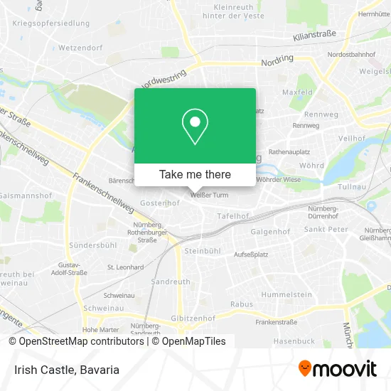 Irish Castle map