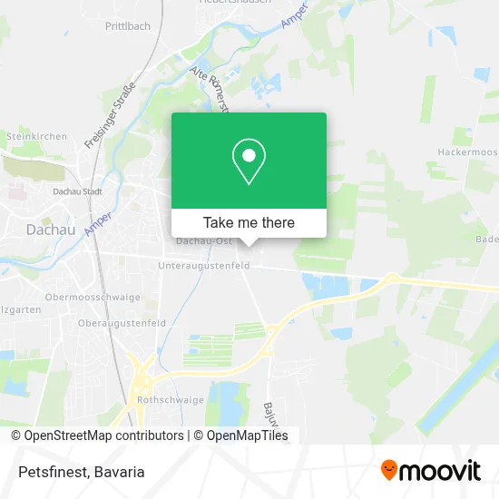 Petsfinest map
