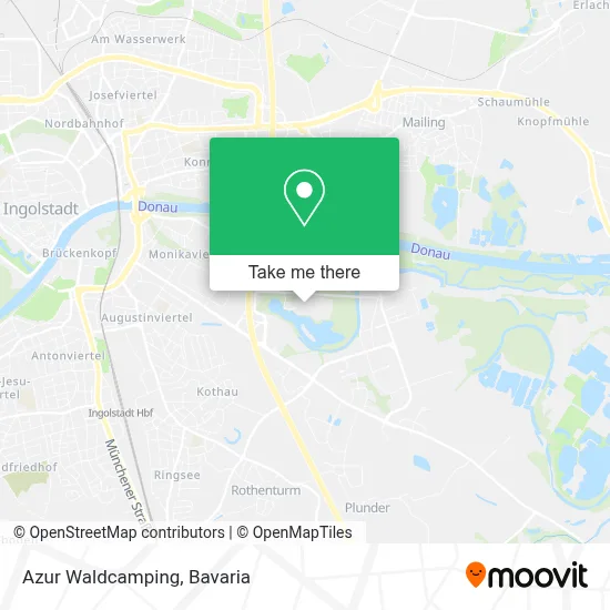 Azur Waldcamping map