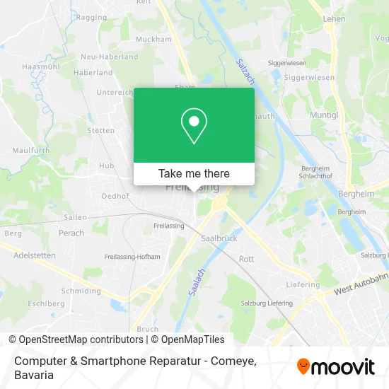 Computer & Smartphone Reparatur - Comeye map