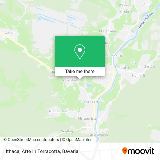 Ithaca, Arte In Terracotta map
