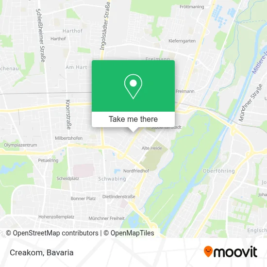 Creakom map