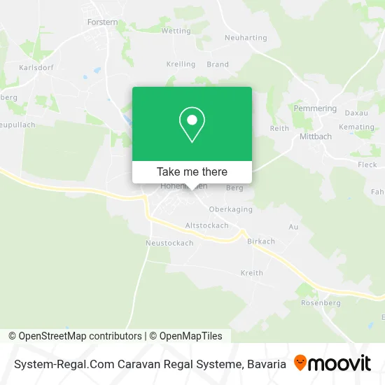 System-Regal.Com Caravan Regal Systeme map