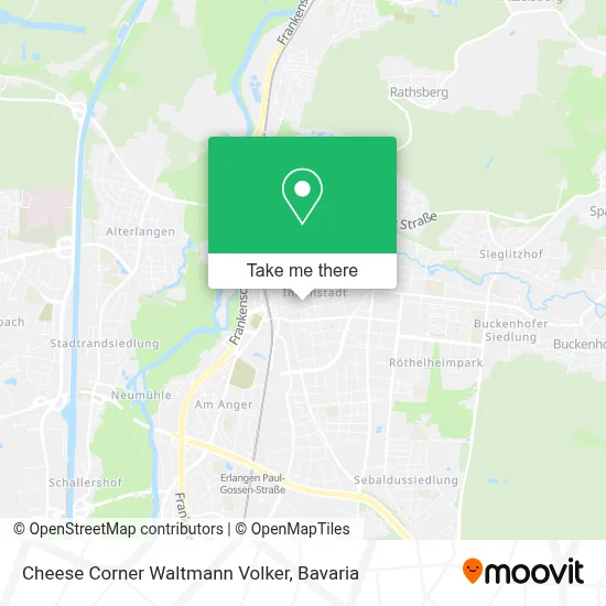 Cheese Corner Waltmann Volker map