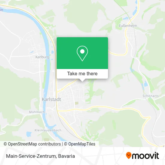 Main-Service-Zentrum map