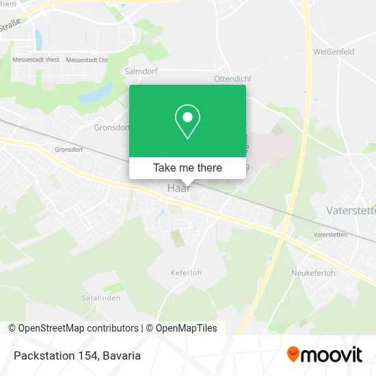 Packstation 154 map