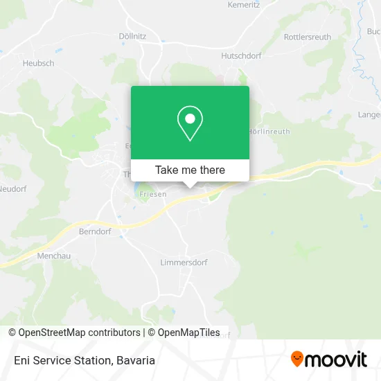 Eni Service Station map